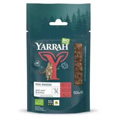 Yarrah Organic Mini Snacks for Cats