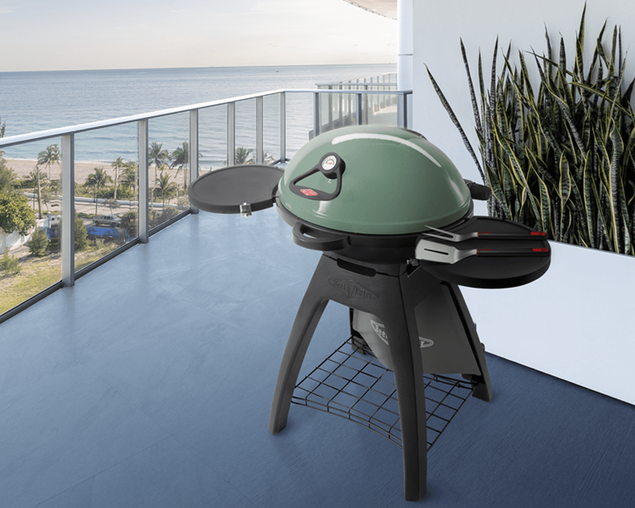 BeefEater BUGG 2 burner BBQ with Trolley - Eucalyptus Green