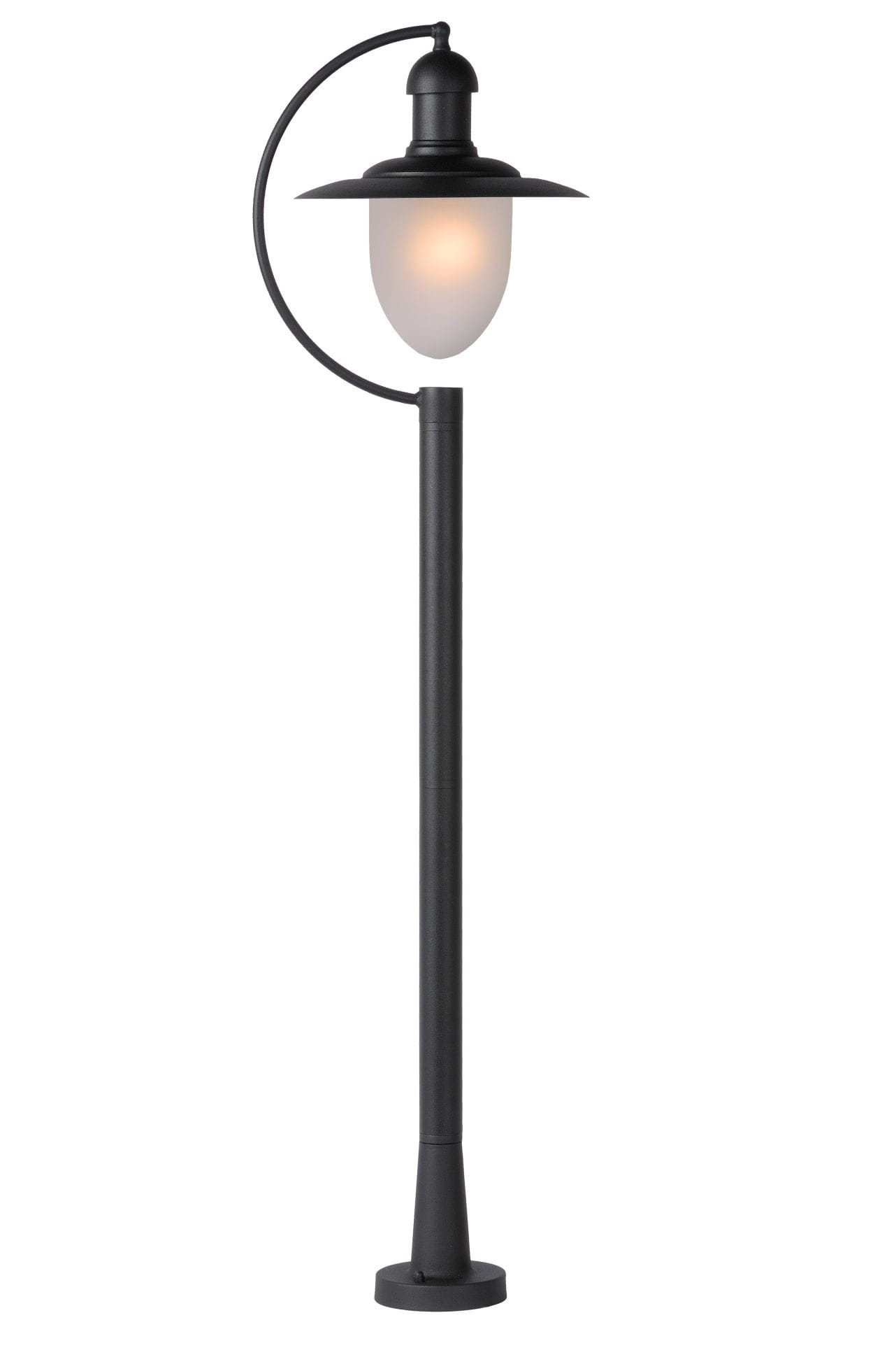Lampa ogrodowa stojąca czarno-biała ARUBA wys:110 cm 1xE27x24W IP44 Lucide