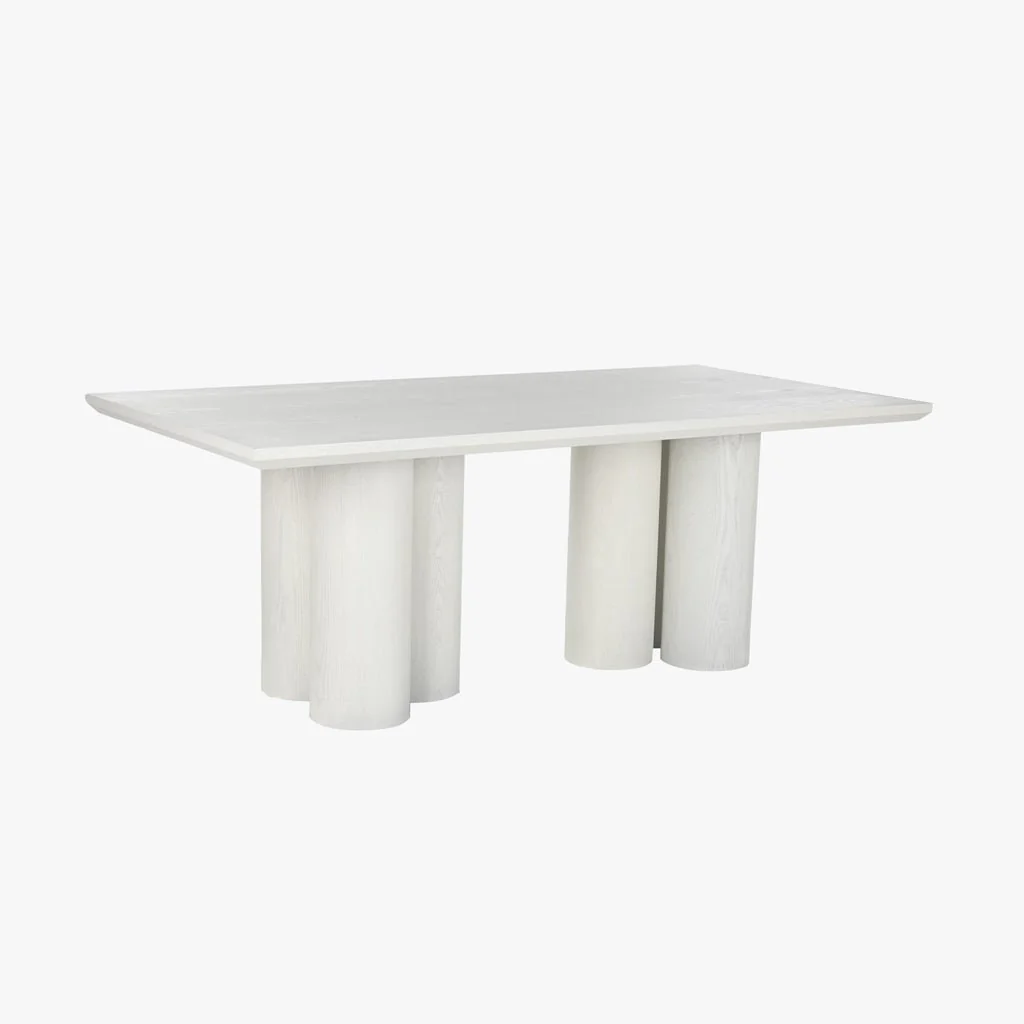 Mesa Madeira Branca 200cm ENLACE