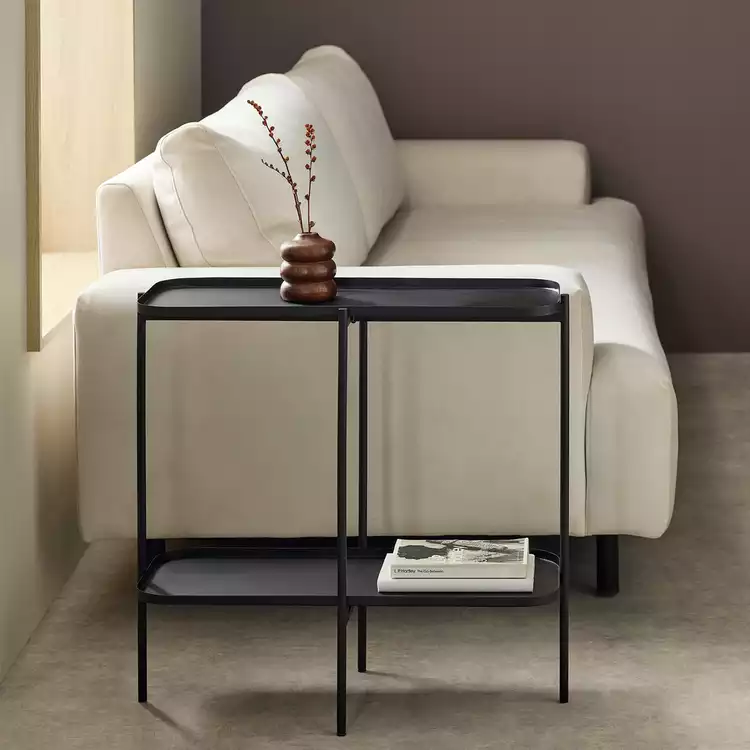 Habitat Melling Sofa Side Table - Black