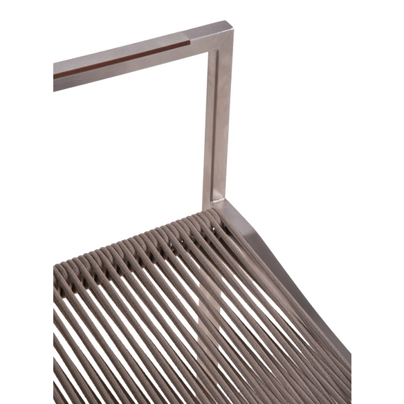 Stuhl-Set »Sienna«, Freischwinger, 4er, Grau, Edelstahl, Kunststoff