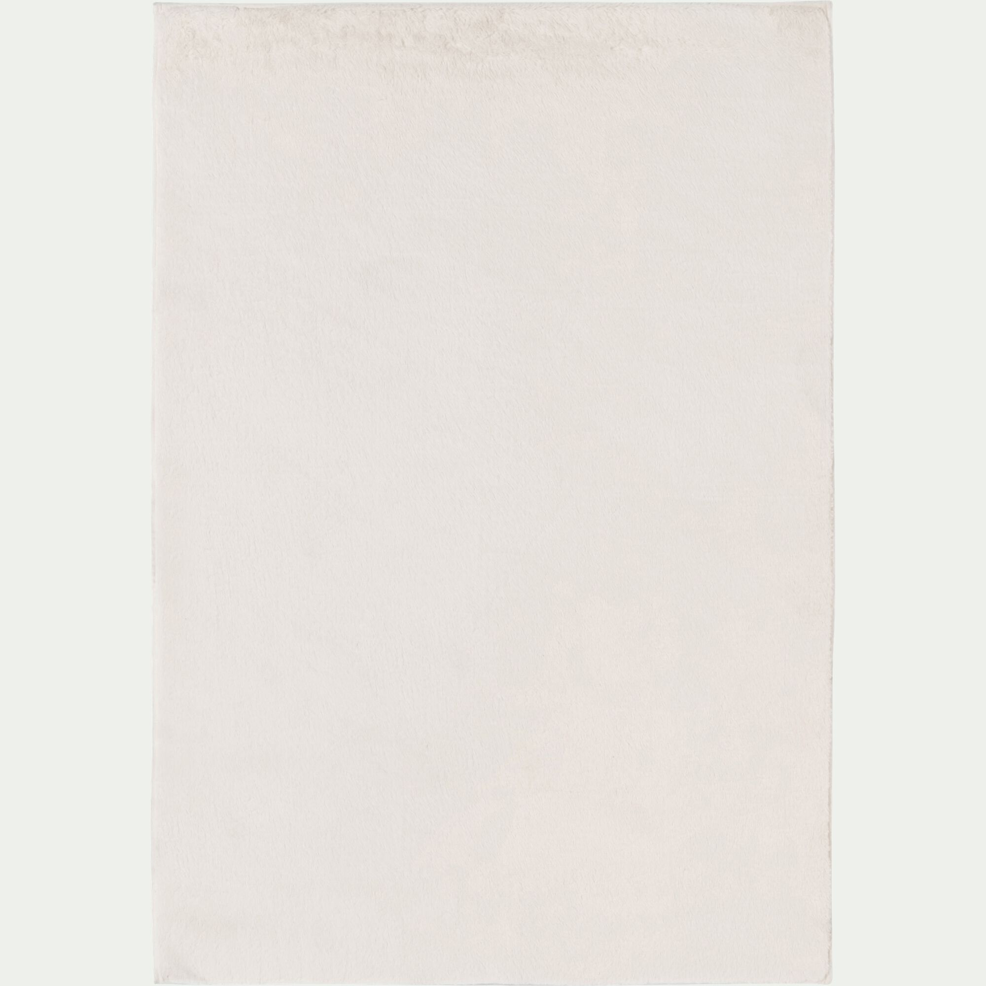 ROBIN - Tapis imitation fourrure - blanc ventoux 150x200cm
