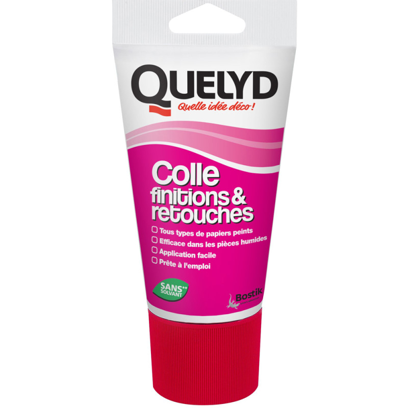 Colle pour papier peint finitions & retouches 0,1 kg QUELYD