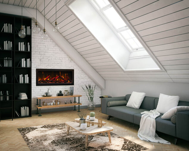 Amantii Smart 40" Electric Deep Built-in only comes with optional black steel surround