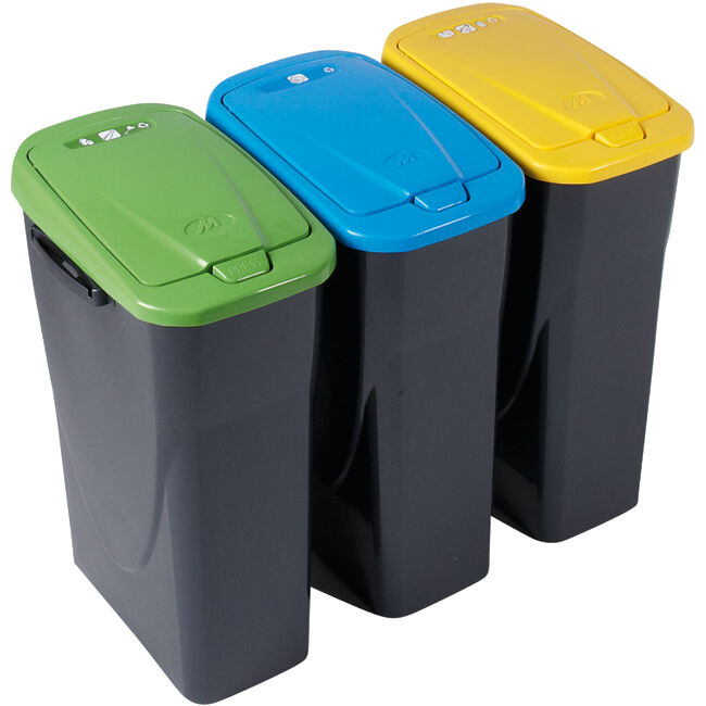 Poubelle tri sélectif verte 25 L