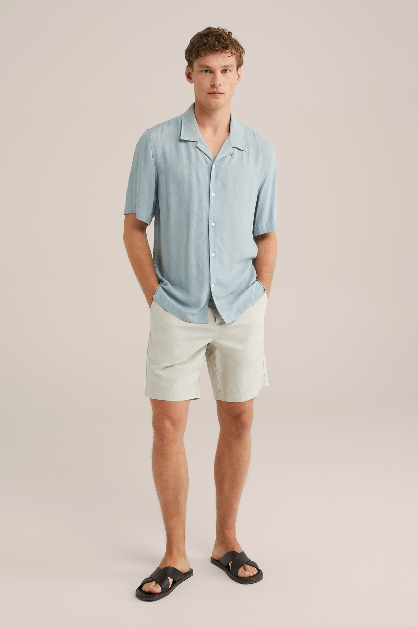 Heren Regular fit overhemd met print