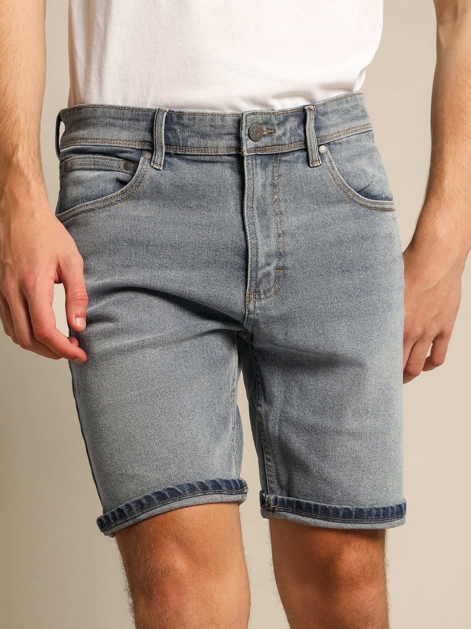 Zane Skinny Denim Short