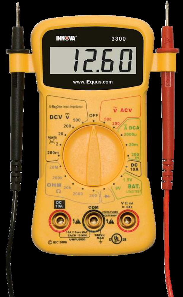 Innova 3300 Auto-Ranging Hands-Free Digital Multimeter