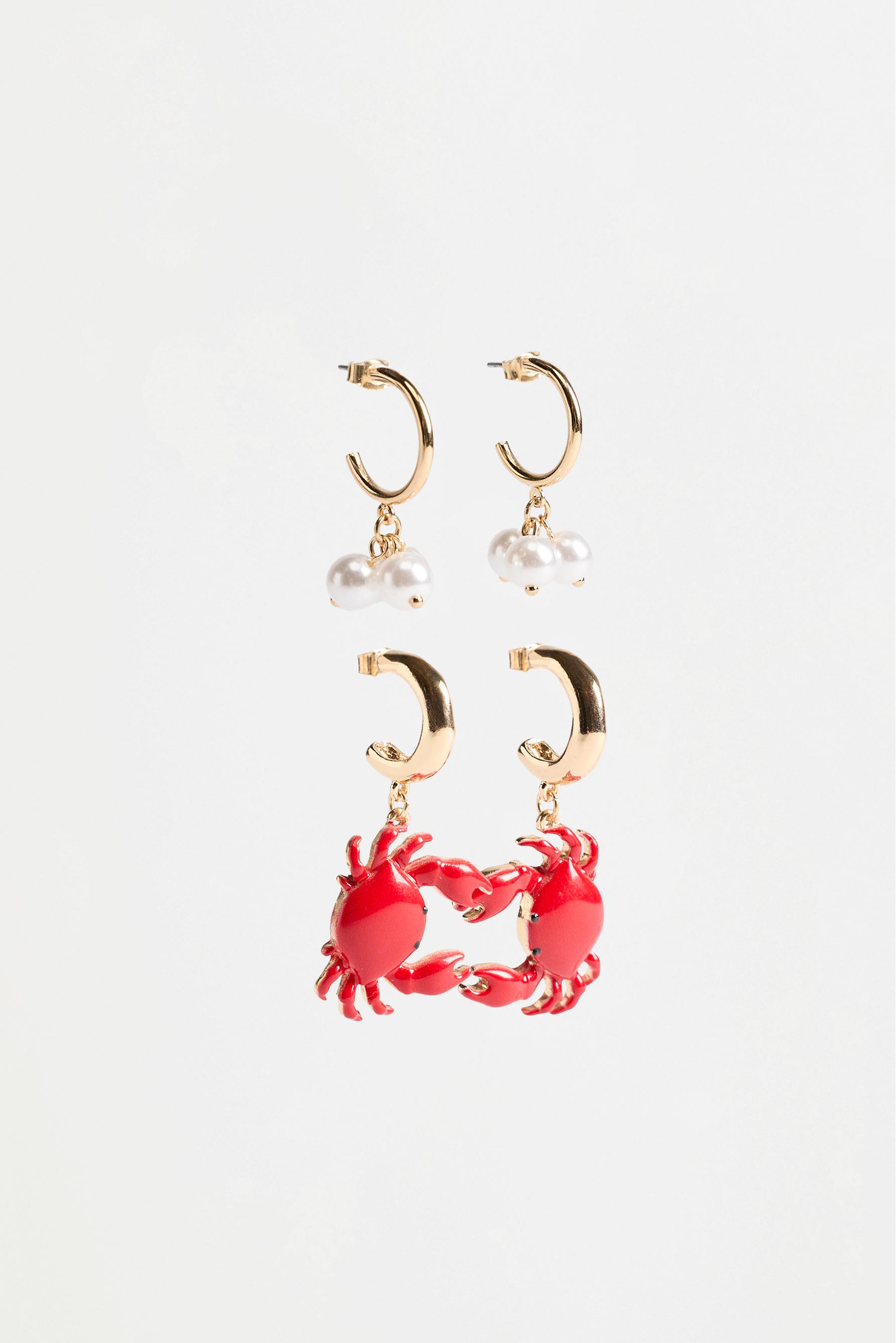 Pendientes combinados charms (Pack 2)