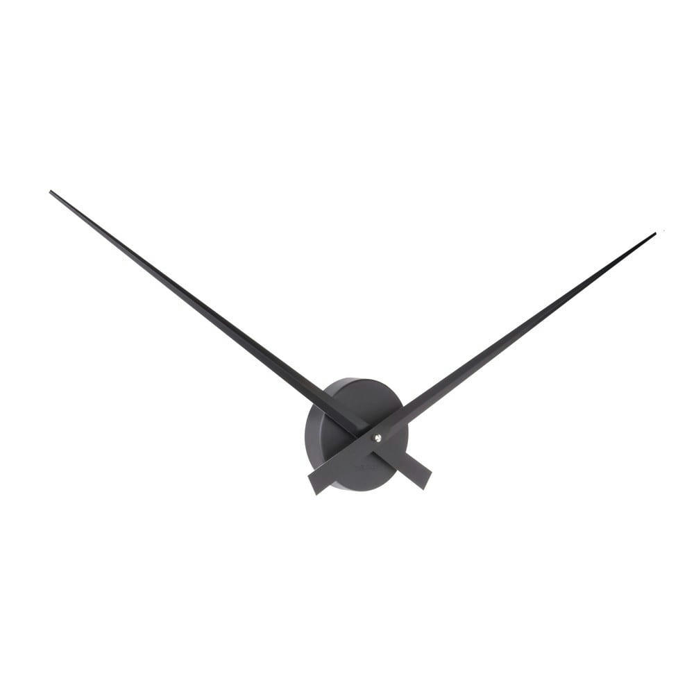 LITTLE BIG TIME - Horloge murale en aluminium noire D90