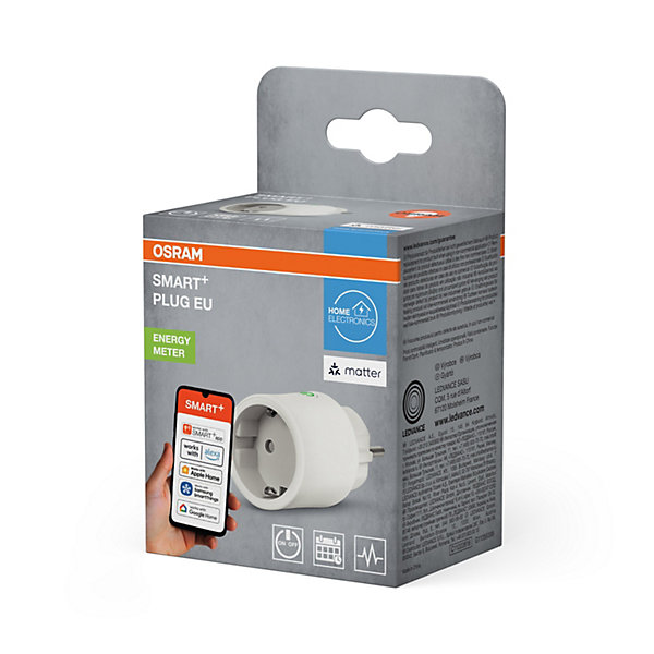 OSRAM Prise de courantSMART  WiFi Matter UE 10 A 2 300 W IP20