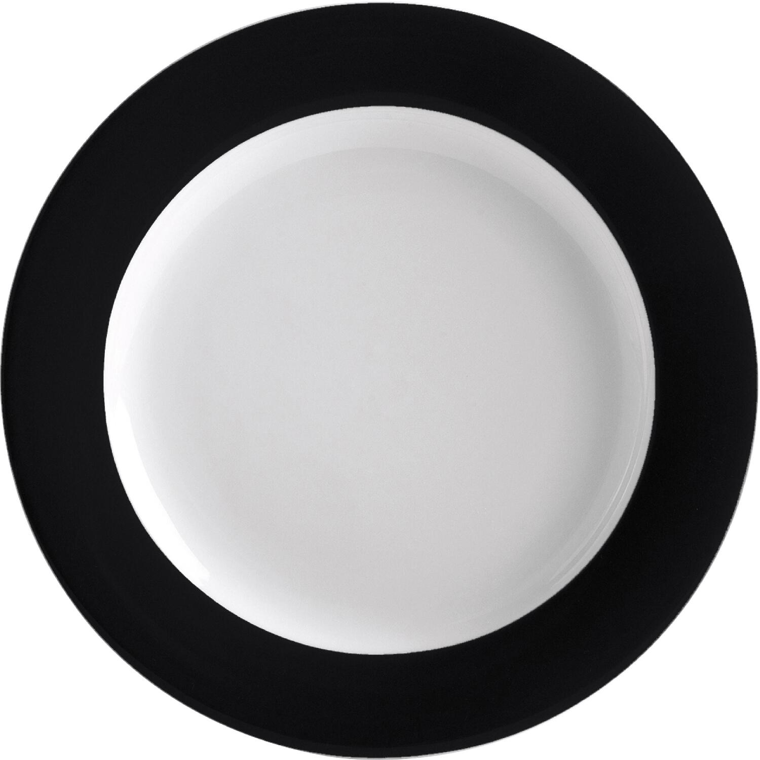 Kahla Pronto Brunch-Teller flach 23 cm in pure black