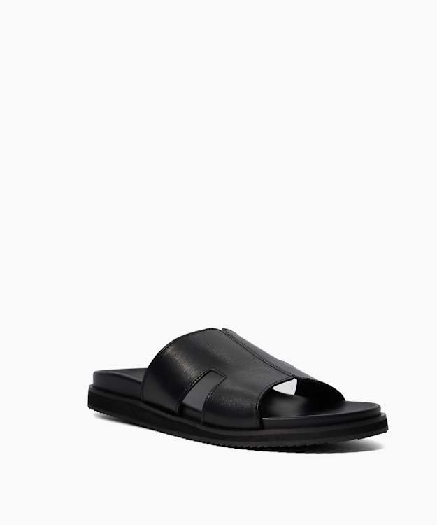Insight Black - Leather Sandals