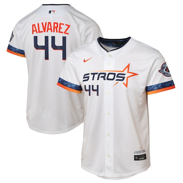 Yordan Alvarez Houston Astros Nike Youth 2025 City Connect Limited Player Jersey - White