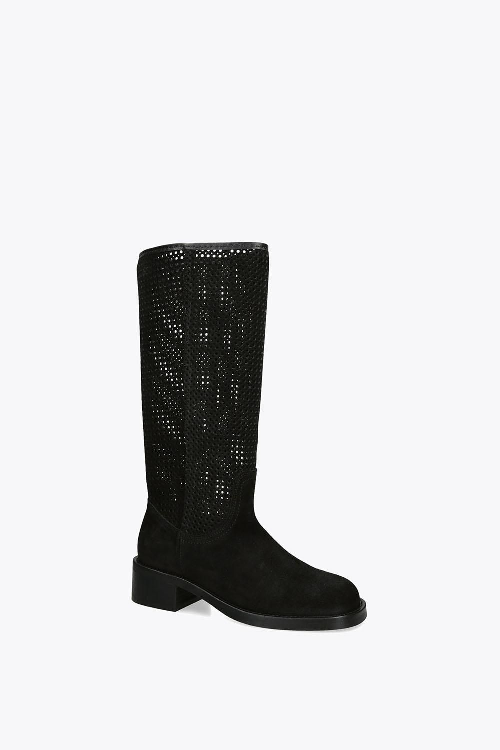 STEVE MADDEN Riggs Black' Leather Boots