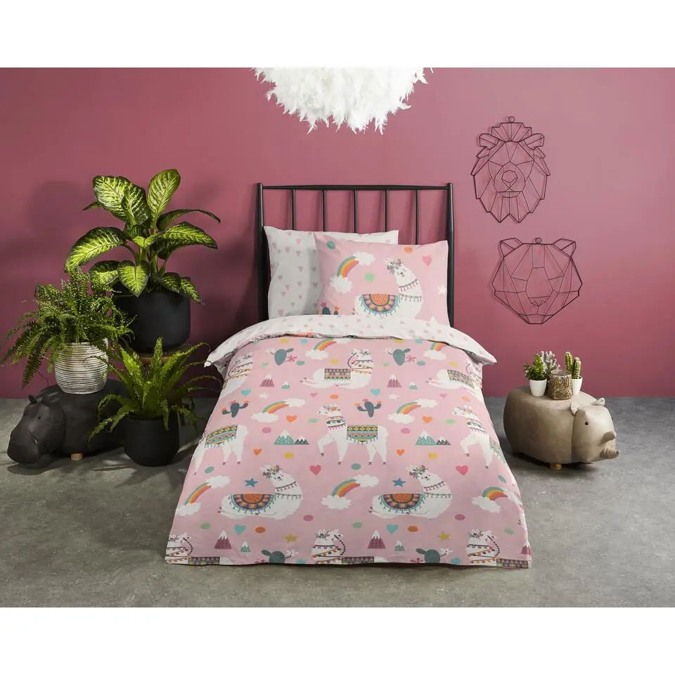 Pure Alpaca Kinderdekbedovertrek Roze