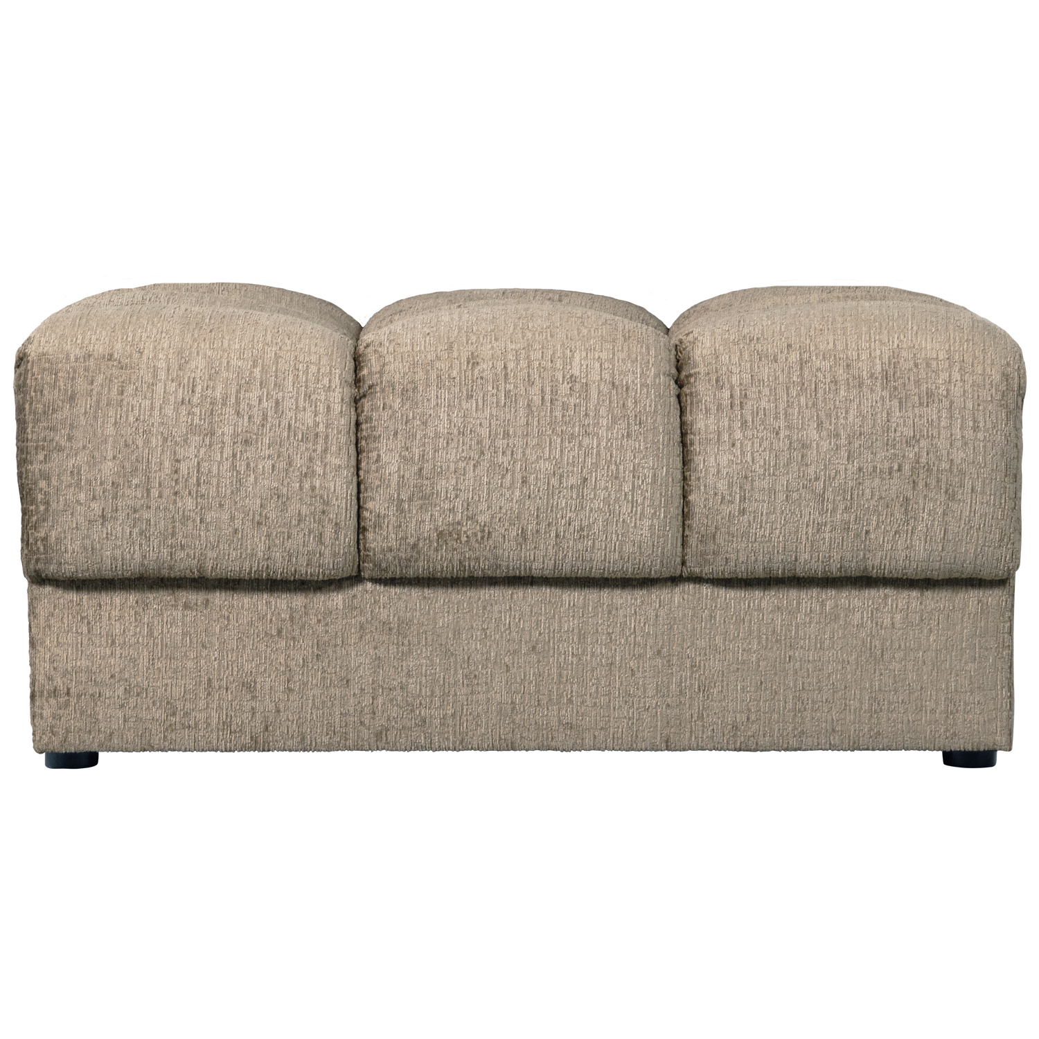 WOOOD hocker Second Date - Structure Velvet - Wheatfield - 42x82x61