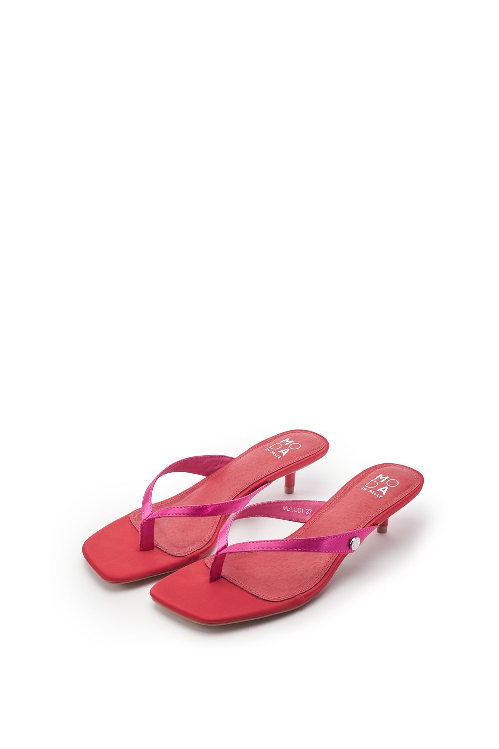 Moda In Pelle Melodi' Satin Heeled Sandals