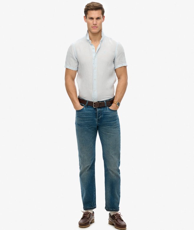 Embroidered Vacation Linen Shirt