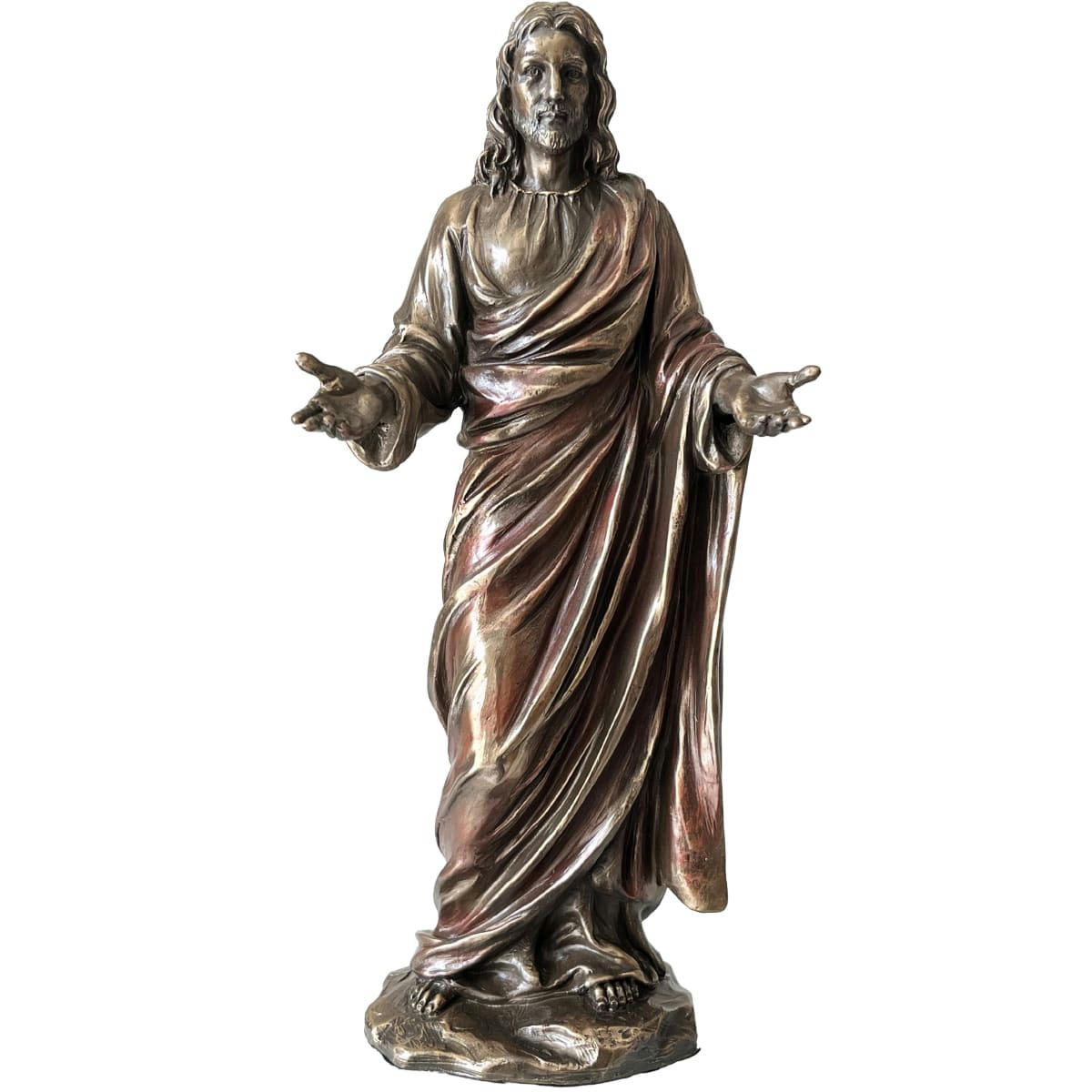- Statuette Christ Miséricordieux en bronze coulé à froid