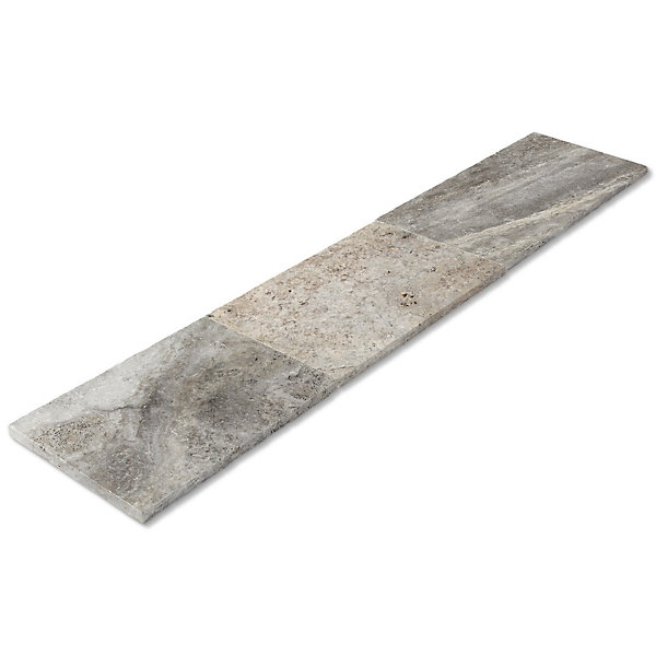 Couvertine Travertin Gris Silver 61x40x3 cm (à l'unité) - RO'MA NATURE