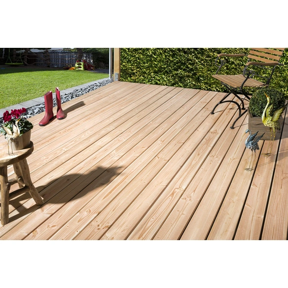 Holz-Terrassendielen »Douglasie frz. Profil«, Breite: 12 cm, Stärke: 2,8 cm, 1 Stk.