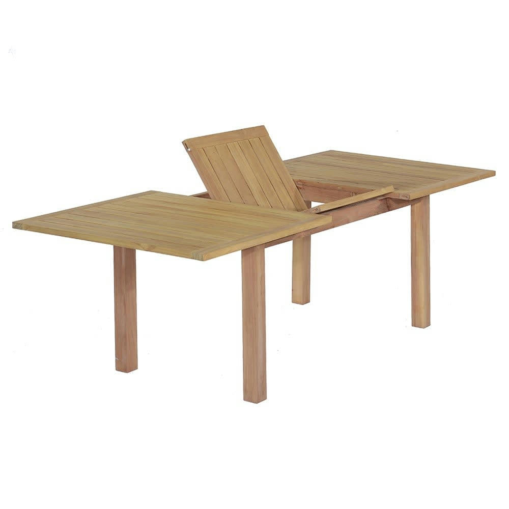 CONSTANTINE - Table de jardin extensible en teck massif L180/240
