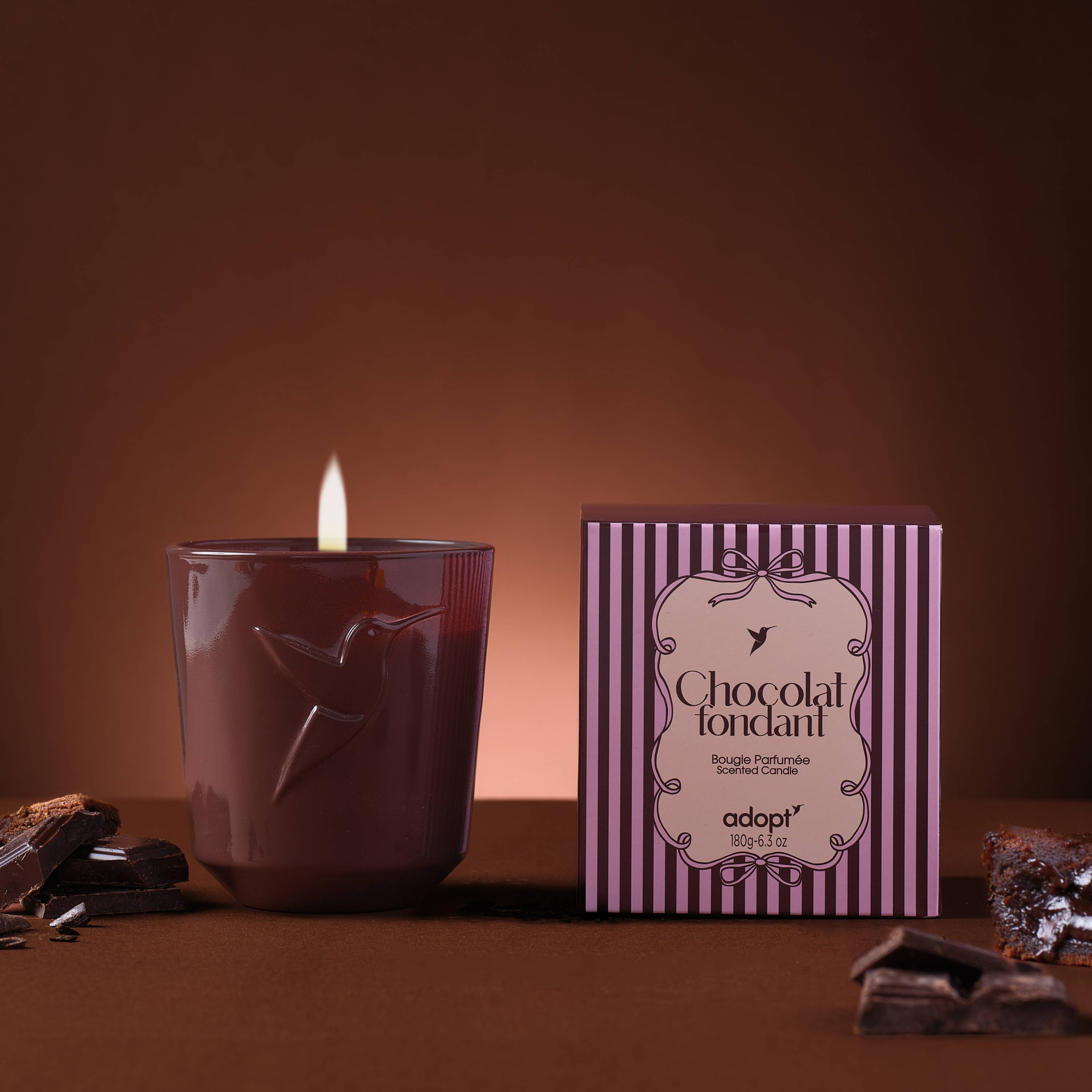 Chocolat FondantBougie 180g