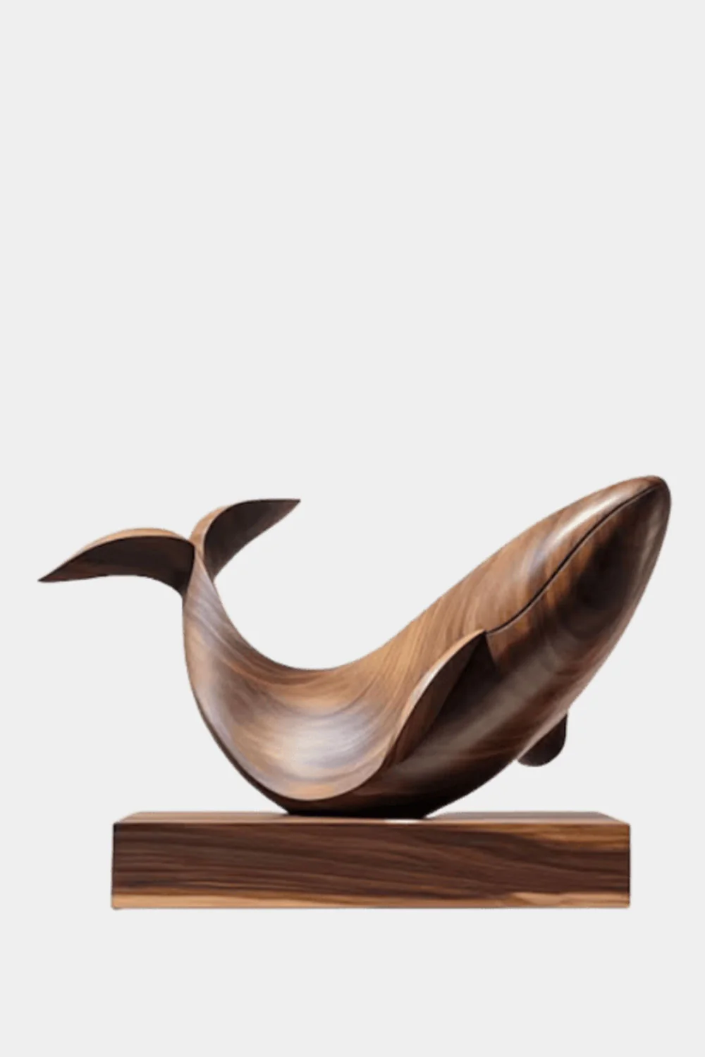 Whale Wood Sculpture #WA129