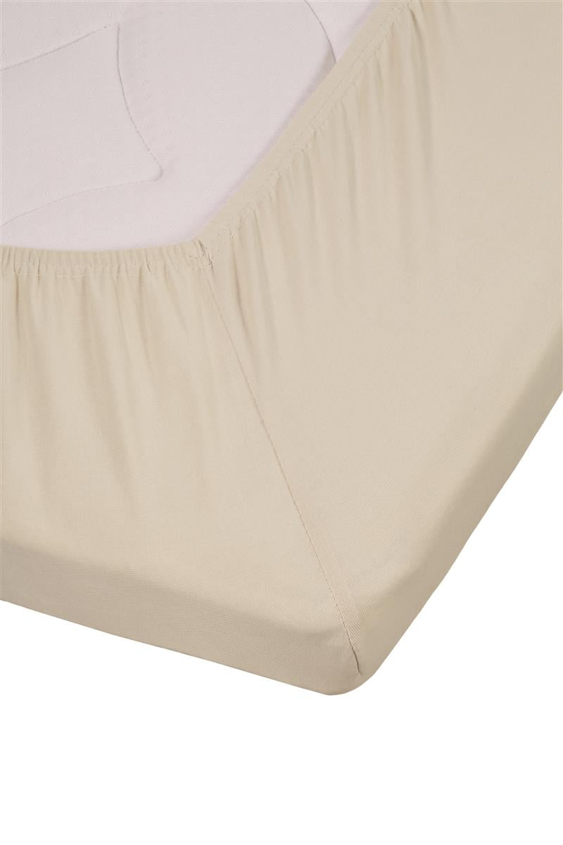 Beddinghouse Jersey Lycra - Topper Hoeslaken - 120x200/220 - Naturel