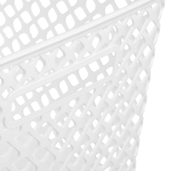 Panier en plastique 19L Blanc Folk - 5Five