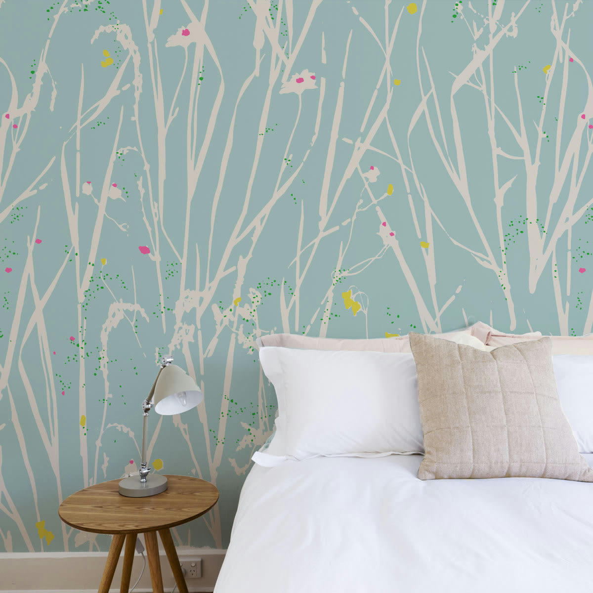 - Papier peint panoramique herbes folles 150 x 250 cm