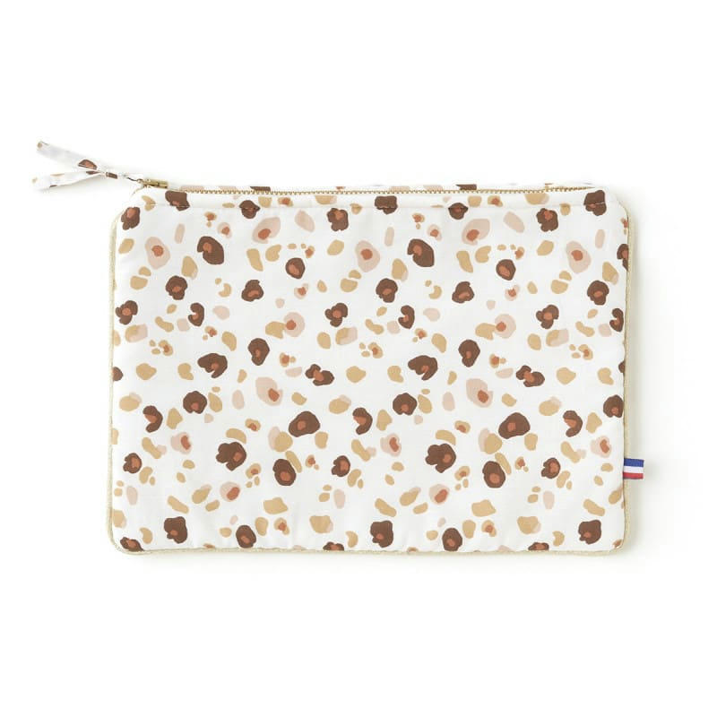 - Pochette femme coton Léopard