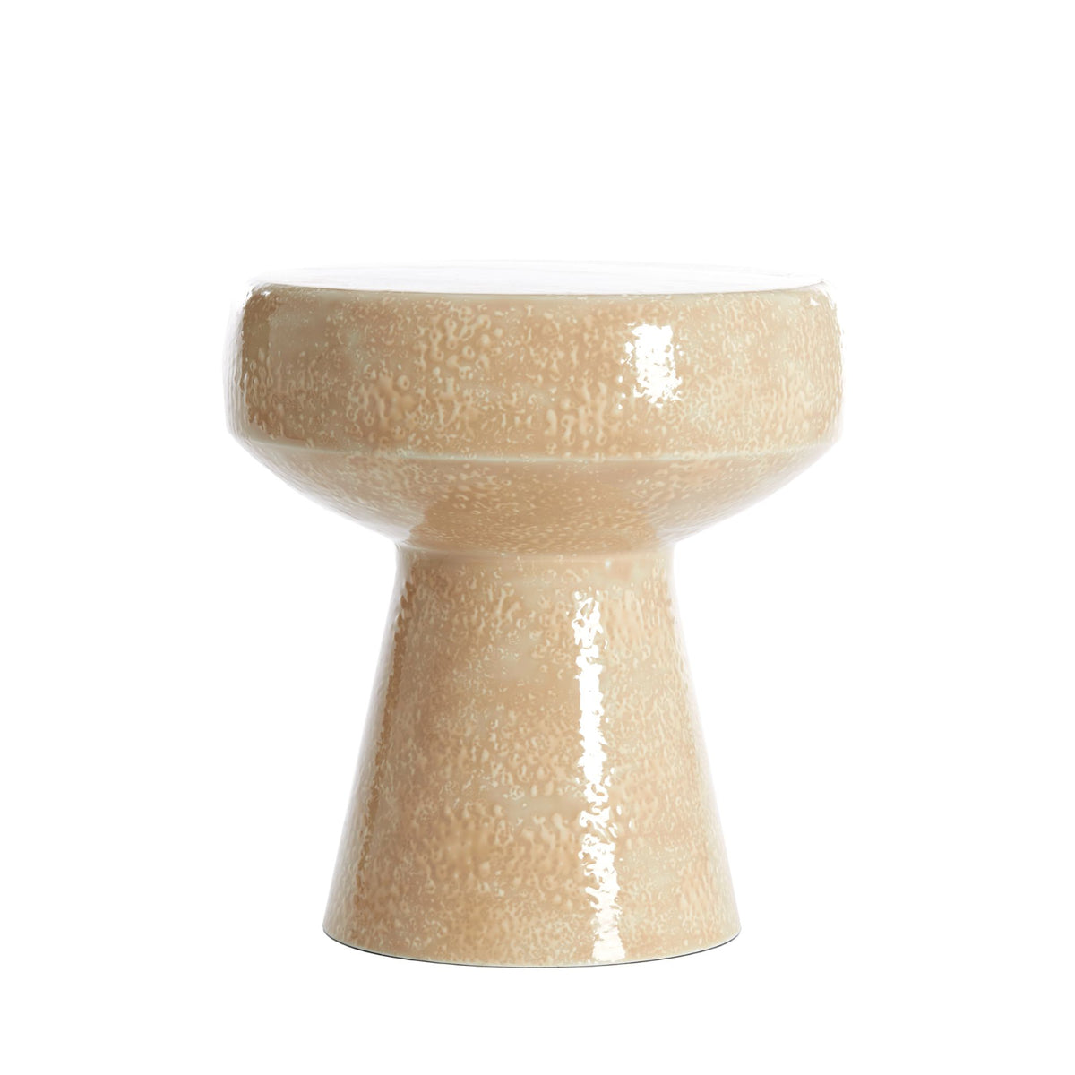Light & Living bijzettafel Dakwa - bruin - Ø38cm