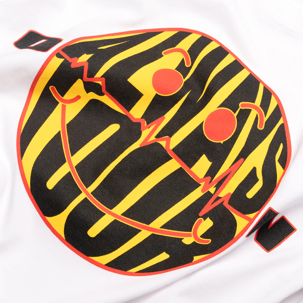 Always On Tour Rave Smile Tee - White