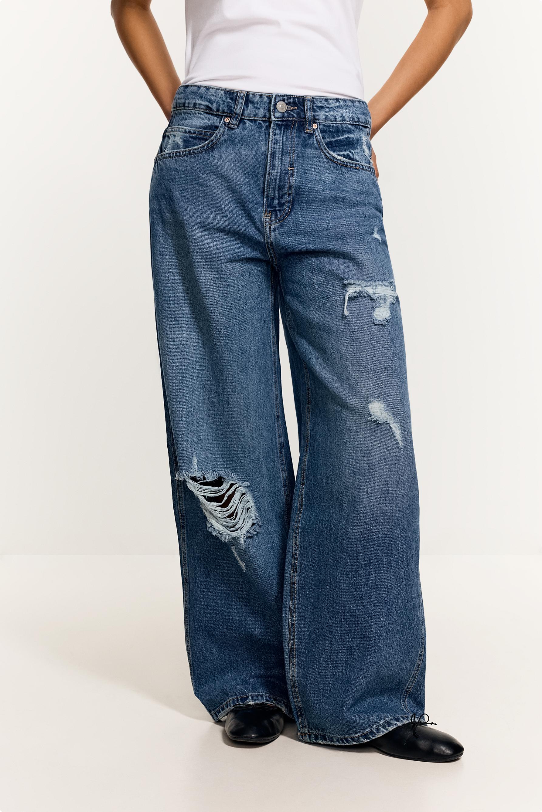 Jeans baggy rotos