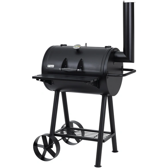 Holzkohlegrill »Berkeley«, Grillfläche Grillrost je 21,5 x 44 cm, mit Deckel