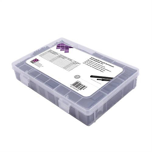 Assortiment gaines thermorétractables TRU COMPONENTS T1905CA055 2:1, 750 pièces noir