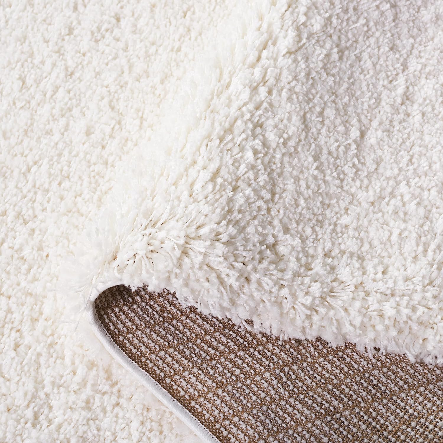SAFAVIEH Area Rug 8x10 - California Shag Collection - Large - White, Non-Shedding & Easy to Clean, Ultra Plush Thick Pile, Ideal for Living Room, Bedroom, Dining Space (SG151-1010)