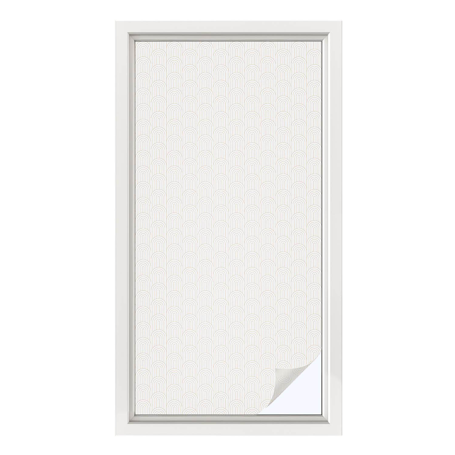 Folia matowa Delikatny łuk ochrona prywatności 50x100 Wallfluent