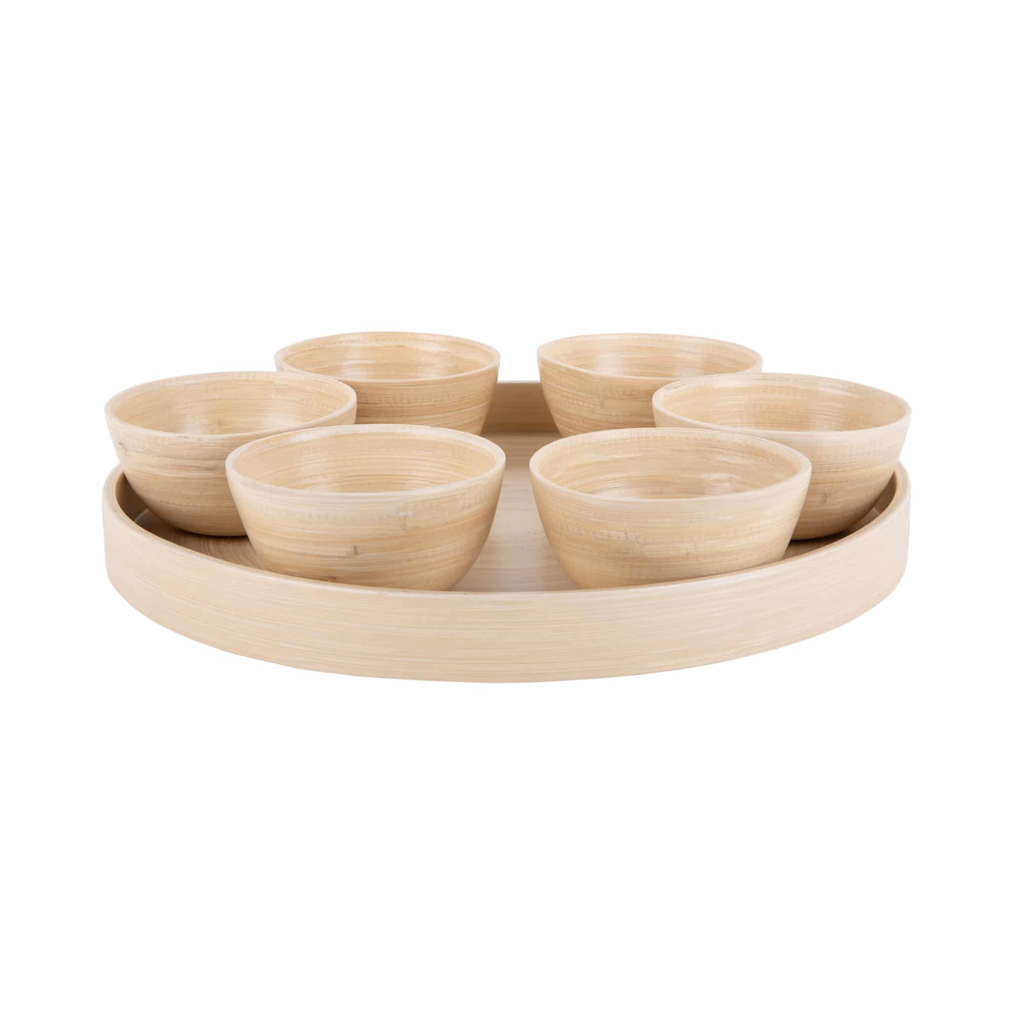 Present Time schaal Tray Puro Rond - naturel - Ø32cm