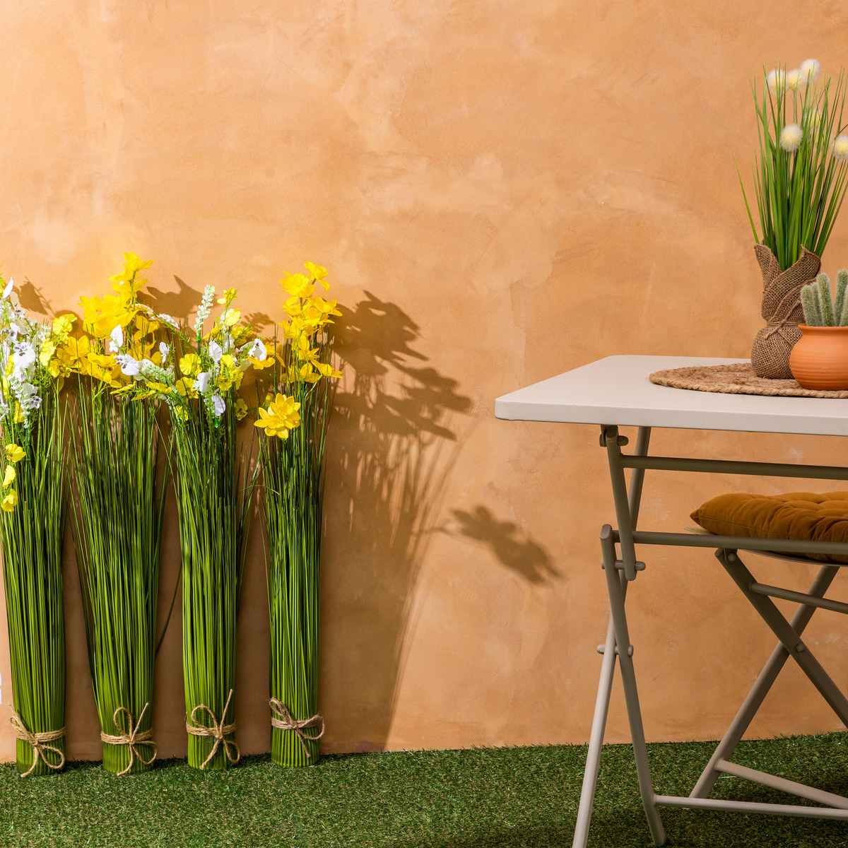 Bundle of artificial flowers "Ludo" H.60 cm