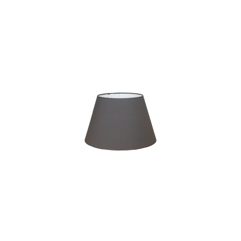 Abat-jour Conica en coton anthracite Ø 30 cm NIEDERAU
