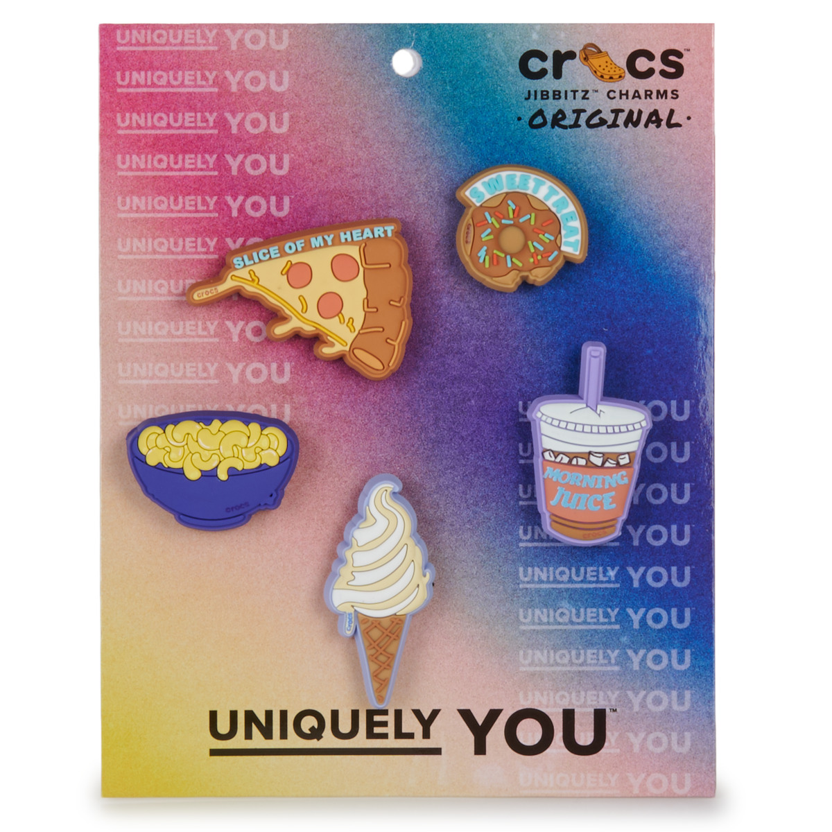 Crocs - FUNNY FOODS 5 PACK - Multicolour