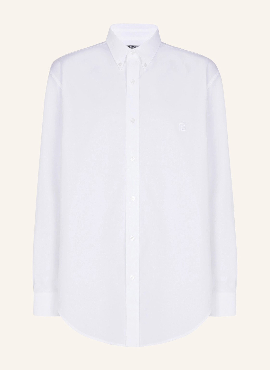BALMAIN Hemd aus Baumwollpopeline