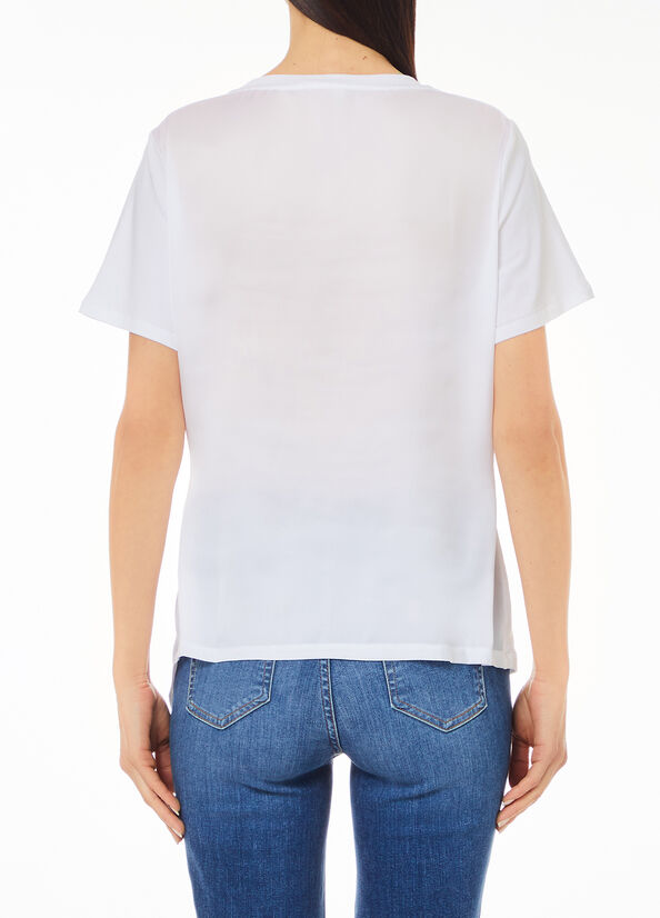 T-shirt con arriccio