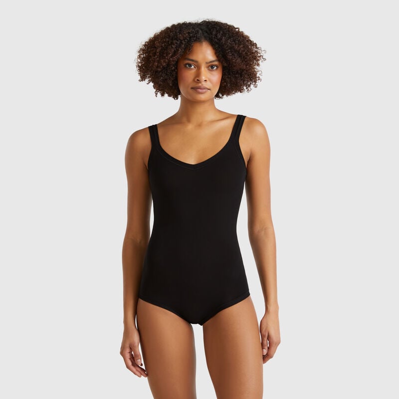 Super stretch cotton bodysuit