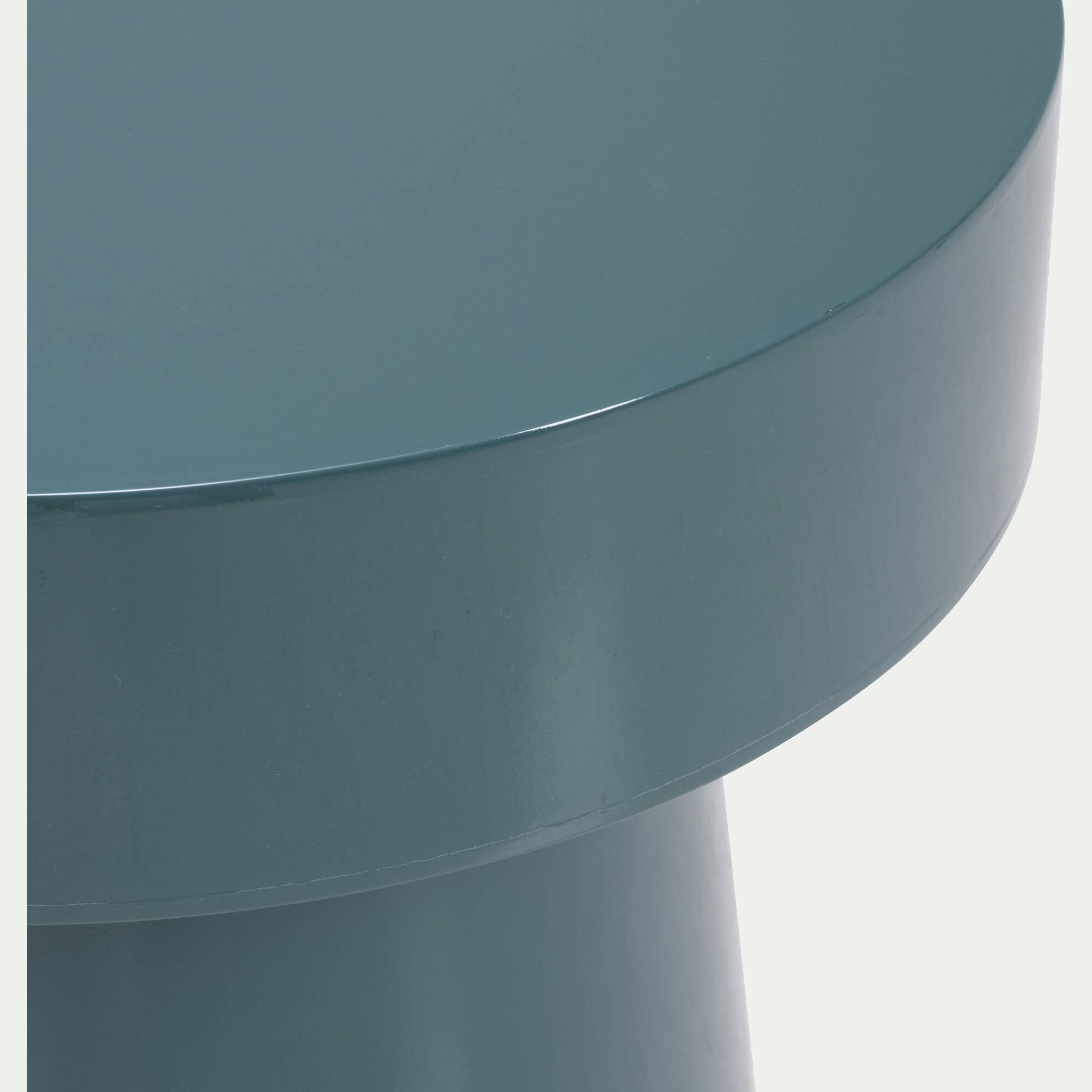 SILK - Bout de canapé en MDF D35.6xH48.3cm - bleu