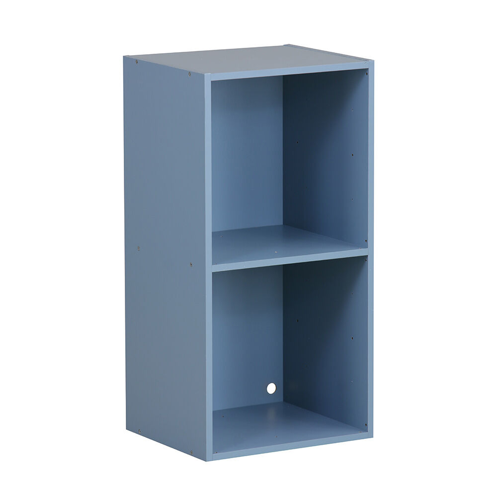 Structure Box Cube 2 Cases Bleu - 35,2x30xH69,2 cm